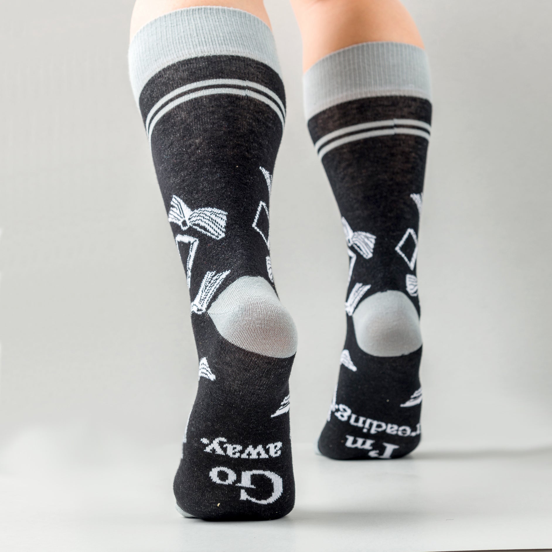 Socks with Word on the Bottom Funatic