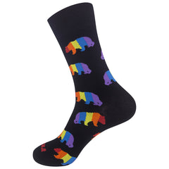Rainbow Bears Socks