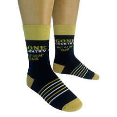 Gone Country - Not Goin' Back Socks