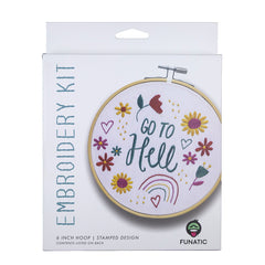 Go To Hell Embroidery Kit