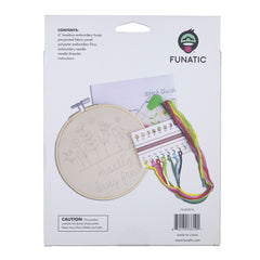 Mostly Drug Free Embroidery Kit