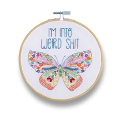 I'm Into Weird Shit Embroidery Kit
