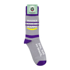 Books Make Me Happy - You? Not So Much Socks