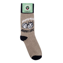 Happy Wife Happy Life Socks