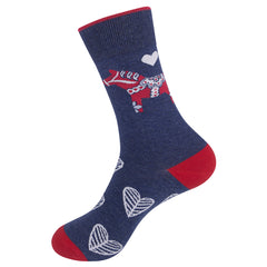 Dala Horse Socks
