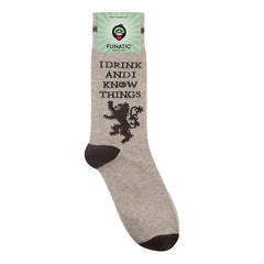 I Drink & I Know Things Socks