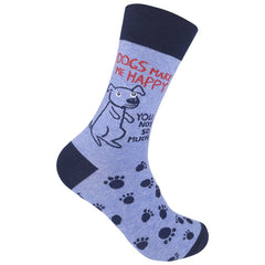 Dogs Make Me Happy Socks