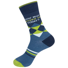 How May I Offend You Today? Socks