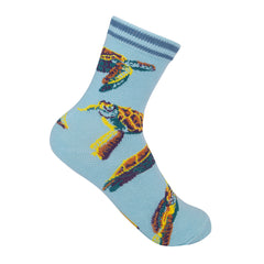 Sea Turtle Kid's Socks