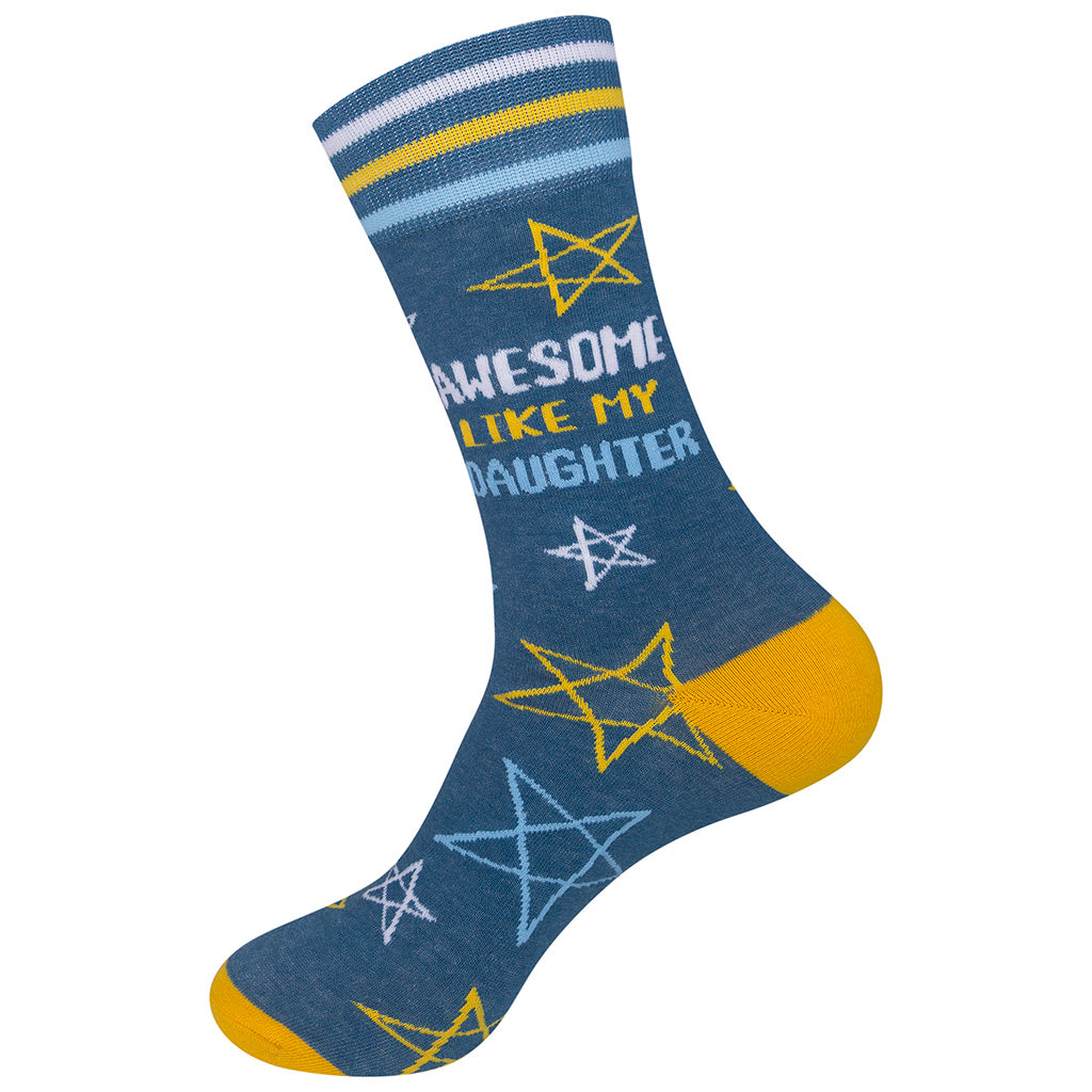 Awesome Like My Daughter Socks