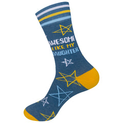 Awesome Like My Daughter Socks
