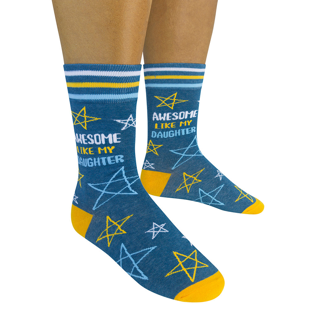 Awesome Like My Daughter Socks