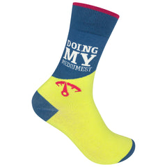 Doing My Mediumest Socks