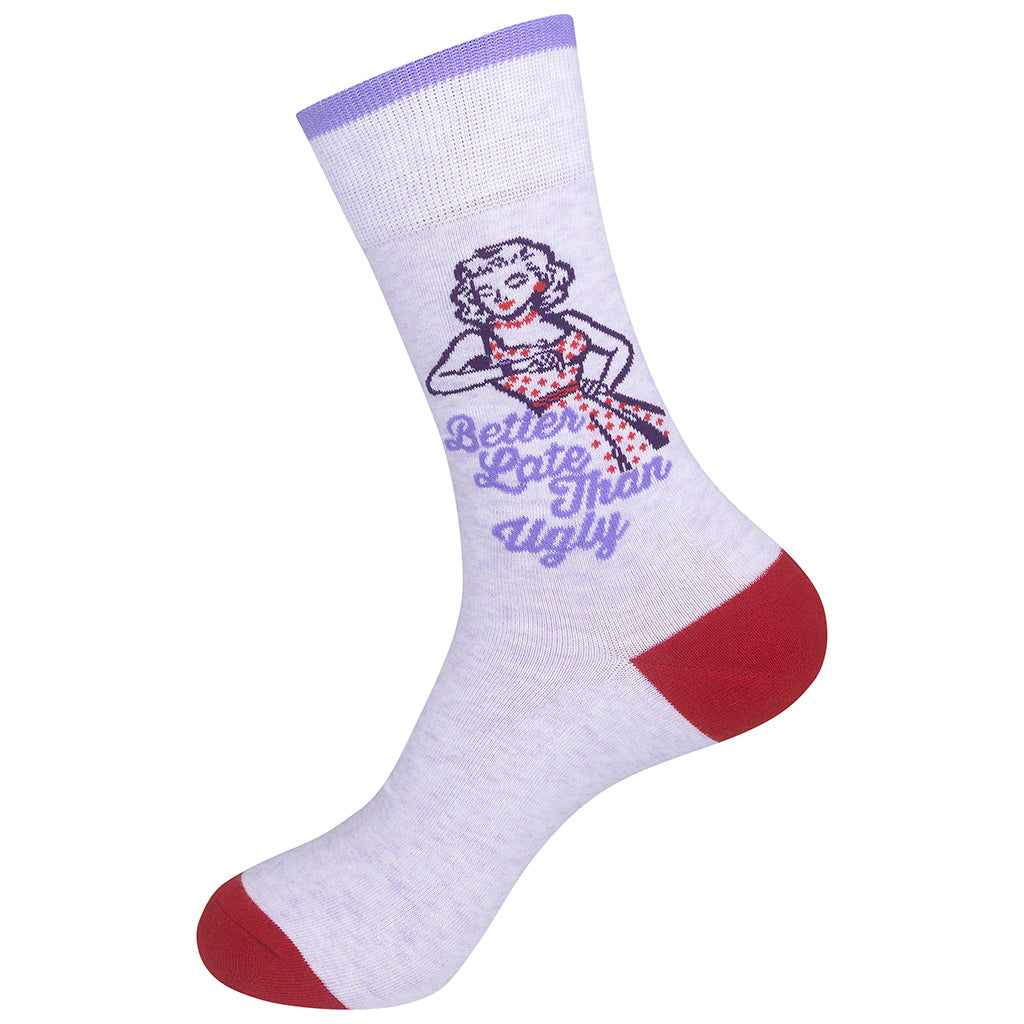 Better Late Than Ugly Socks