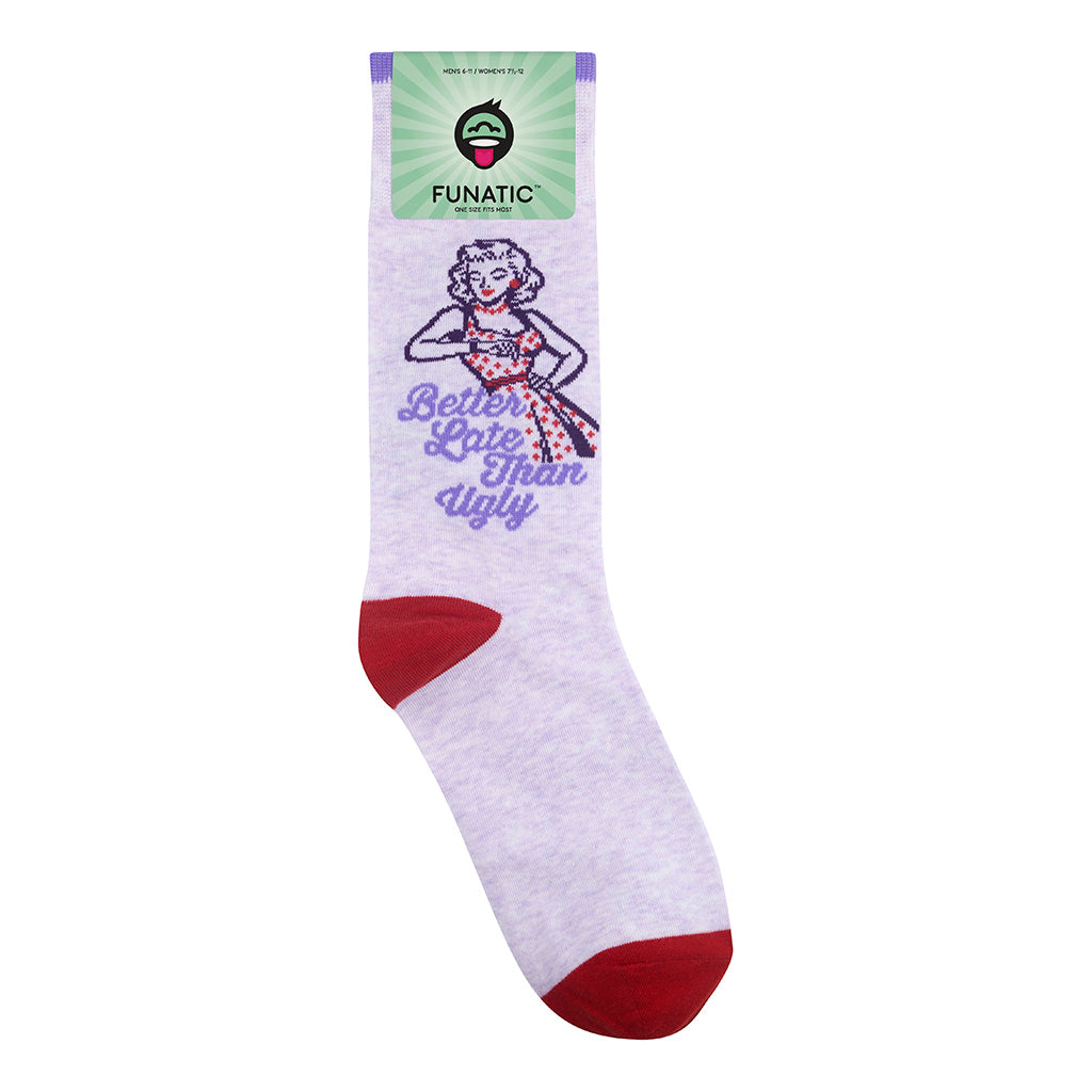 Better Late Than Ugly Socks