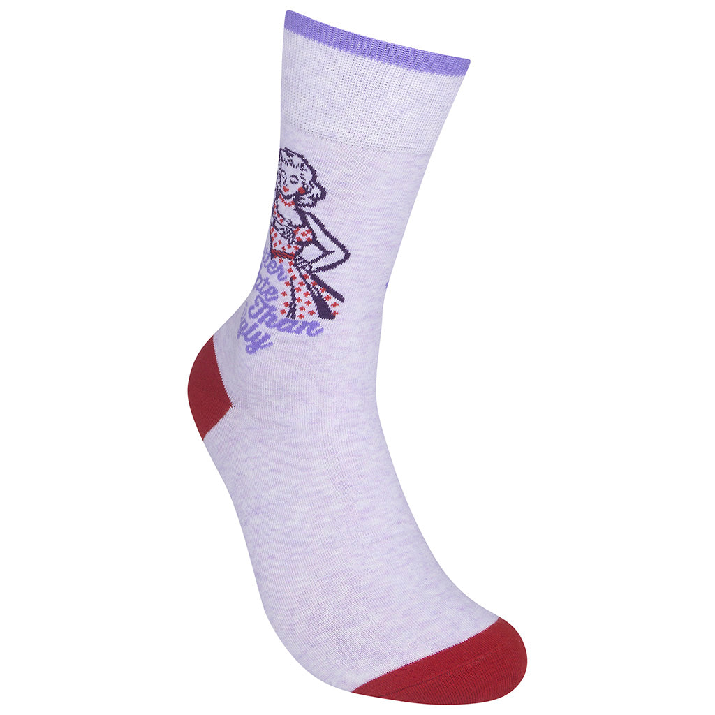 Better Late Than Ugly Socks