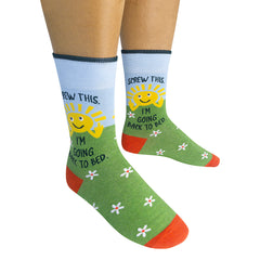 Screw This I'm Going Back To Bed Socks