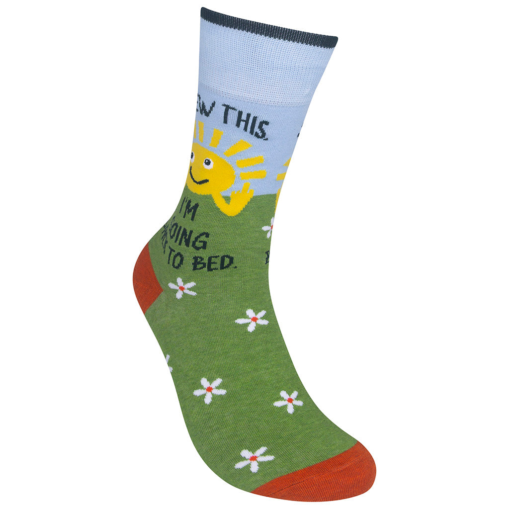 Screw This I'm Going Back To Bed Socks