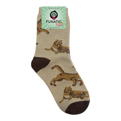 Cougar/Mtn Lion/Panther Kids 7-10yrs Socks