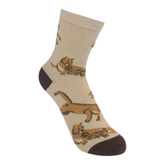 Cougar/Mtn Lion/Panther Kids 7-10yrs Socks