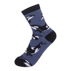 Orca/Killer Whale Kids 7-10yrs Socks