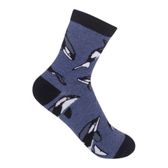 Orca/Killer Whale Kids 7-10yrs Socks