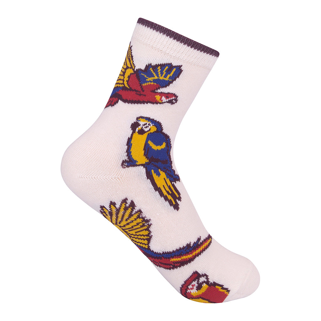 Parrot/Macaw Kids 7-10yrs Socks