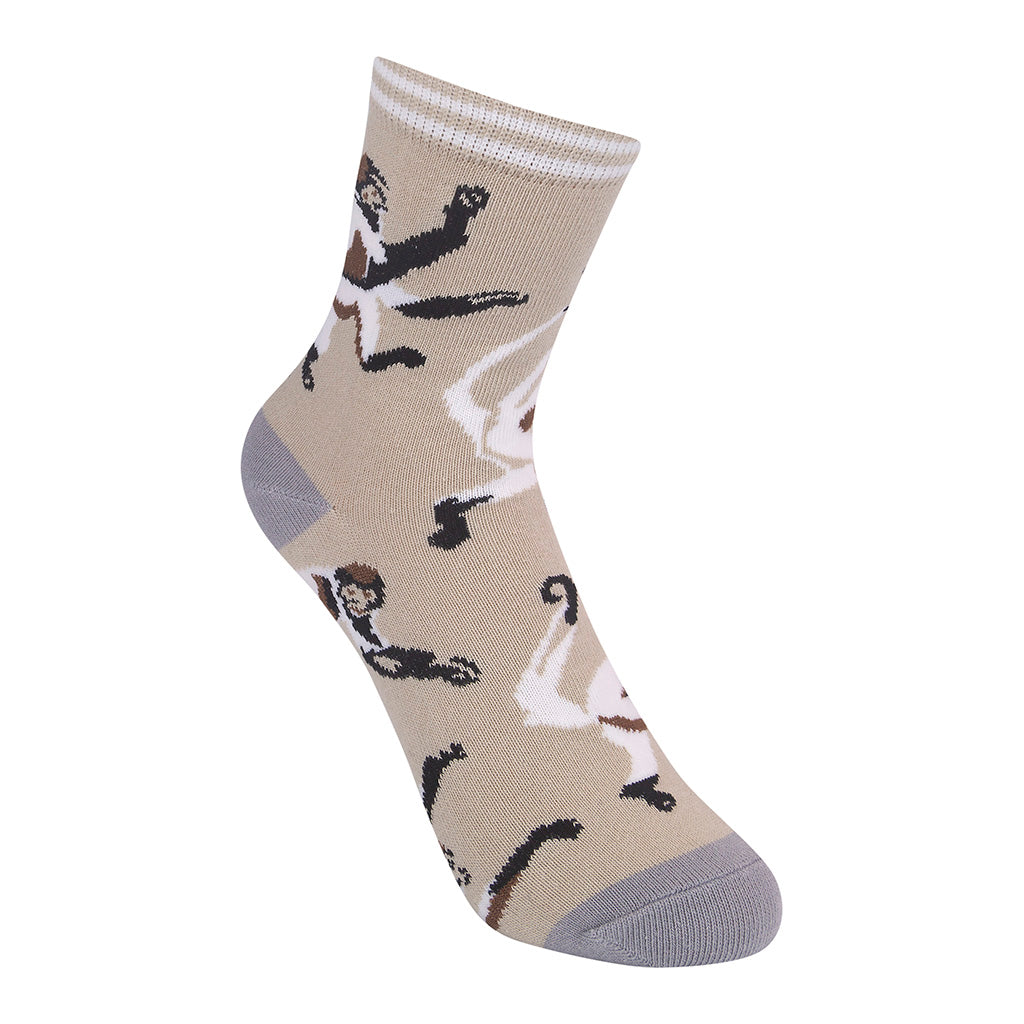 Spider Monkey Kids 7-10yrs Socks