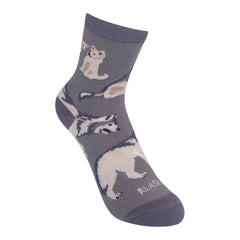 Gray Wolf Kids 7-10yrs Socks