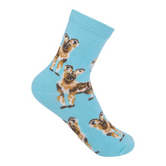 African Wild Dogs Kids 7-10yrs Socks