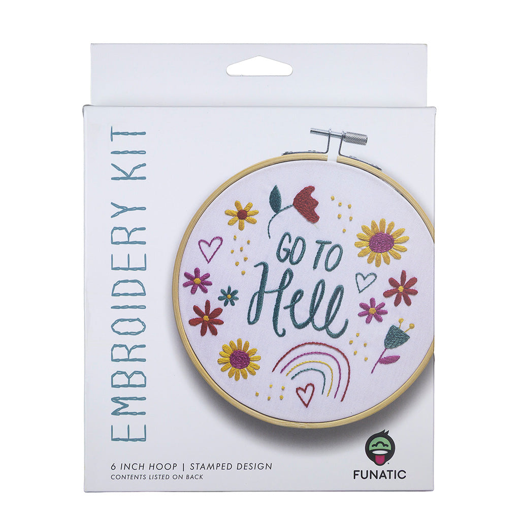 Go To Hell Embroidery Kit