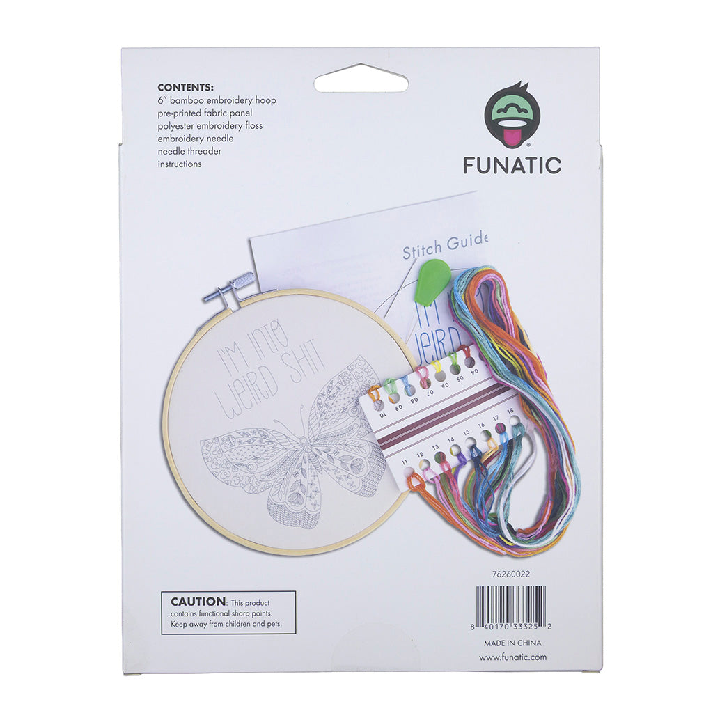 I'm Into Weird Shit Embroidery Kit