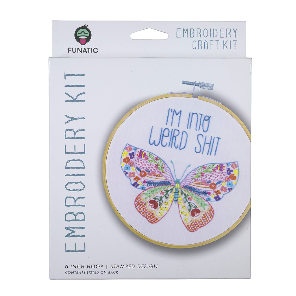 I'm Into Weird Shit Embroidery Kit