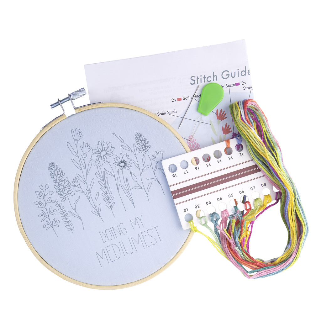 Doing My Mediumest Embroidery Kit