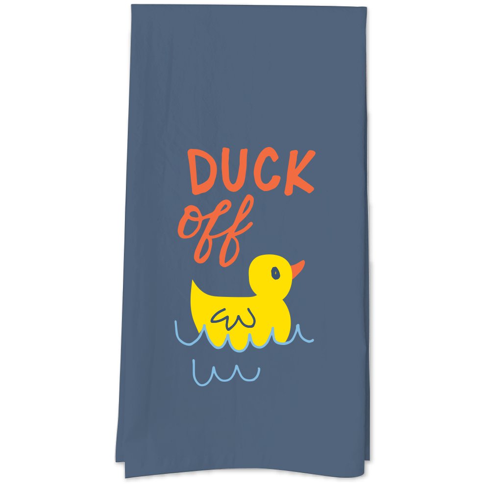 Duck Off Tea Towel