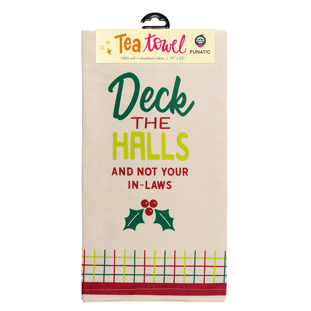 Deck The Halls Tea Towel