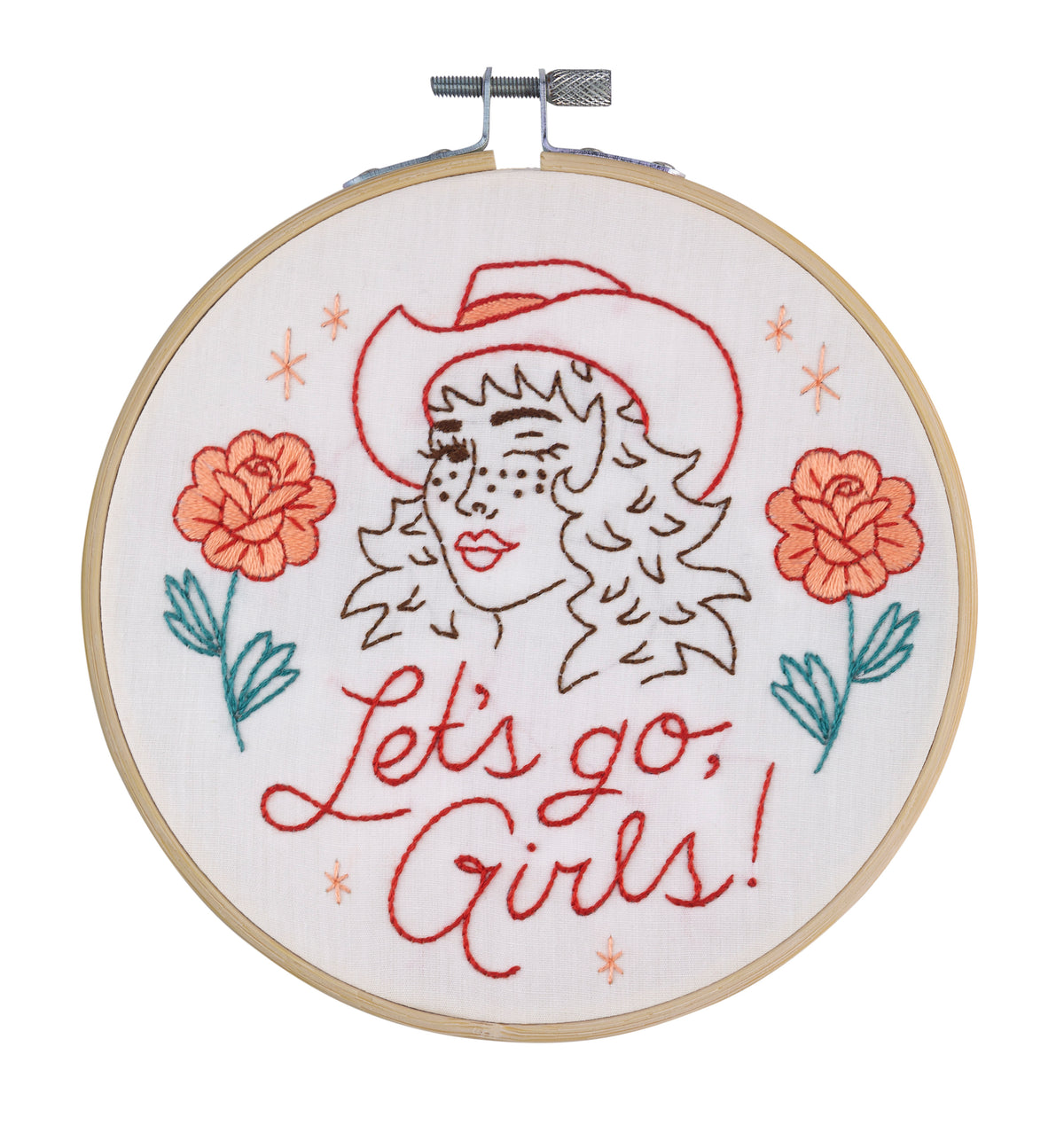 Let's Go Girls Embroidery Kit