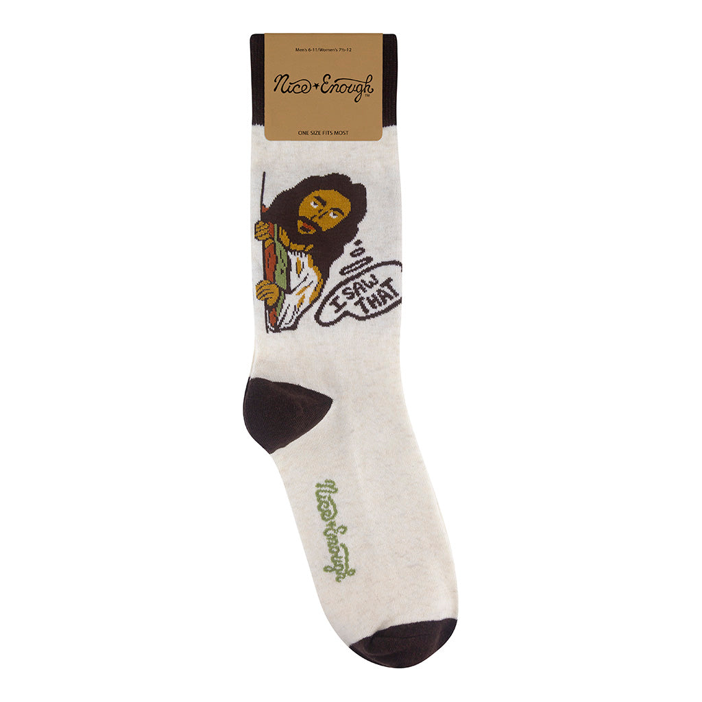 I Saw That - Jesus Socks | Nice Enough Merch Co