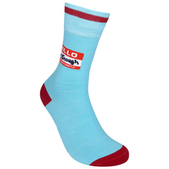 Hello I'm Enough Socks | Nice Enough Merch Co