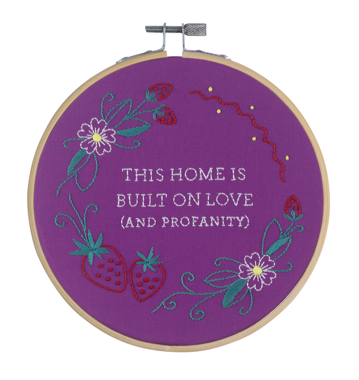 This Home Is Built On Love (and profanity) Embroidery Kit