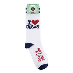 I Love Jesus (But I Cuss a Little) Socks