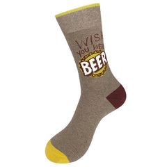 Wish You Were Beer Socks