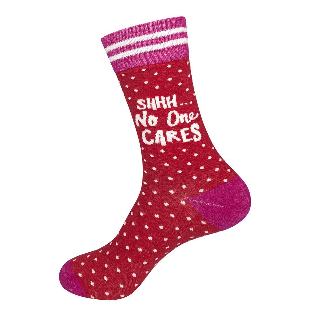 Shhh No One Cares Socks