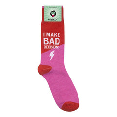 I Make Bad Decisions Socks