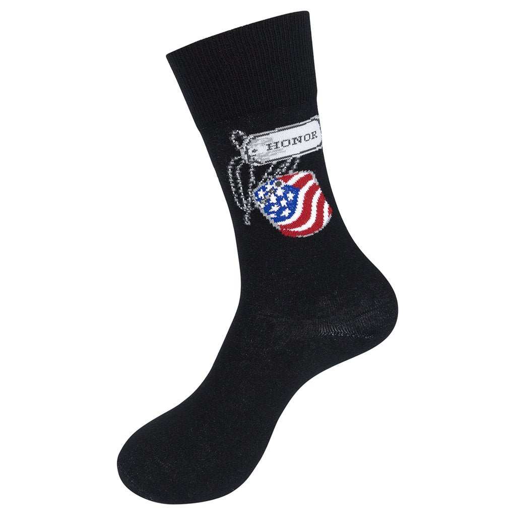 Honor. Respect. Remember. Veteran's Socks