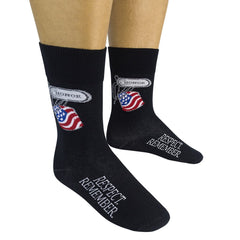 Honor. Respect. Remember. Veteran's Socks