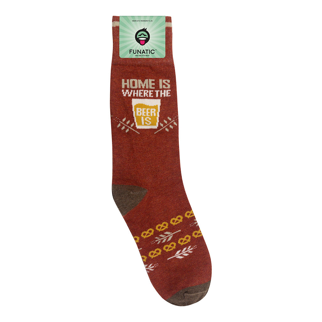 Home Is Where The Beer Is Socks