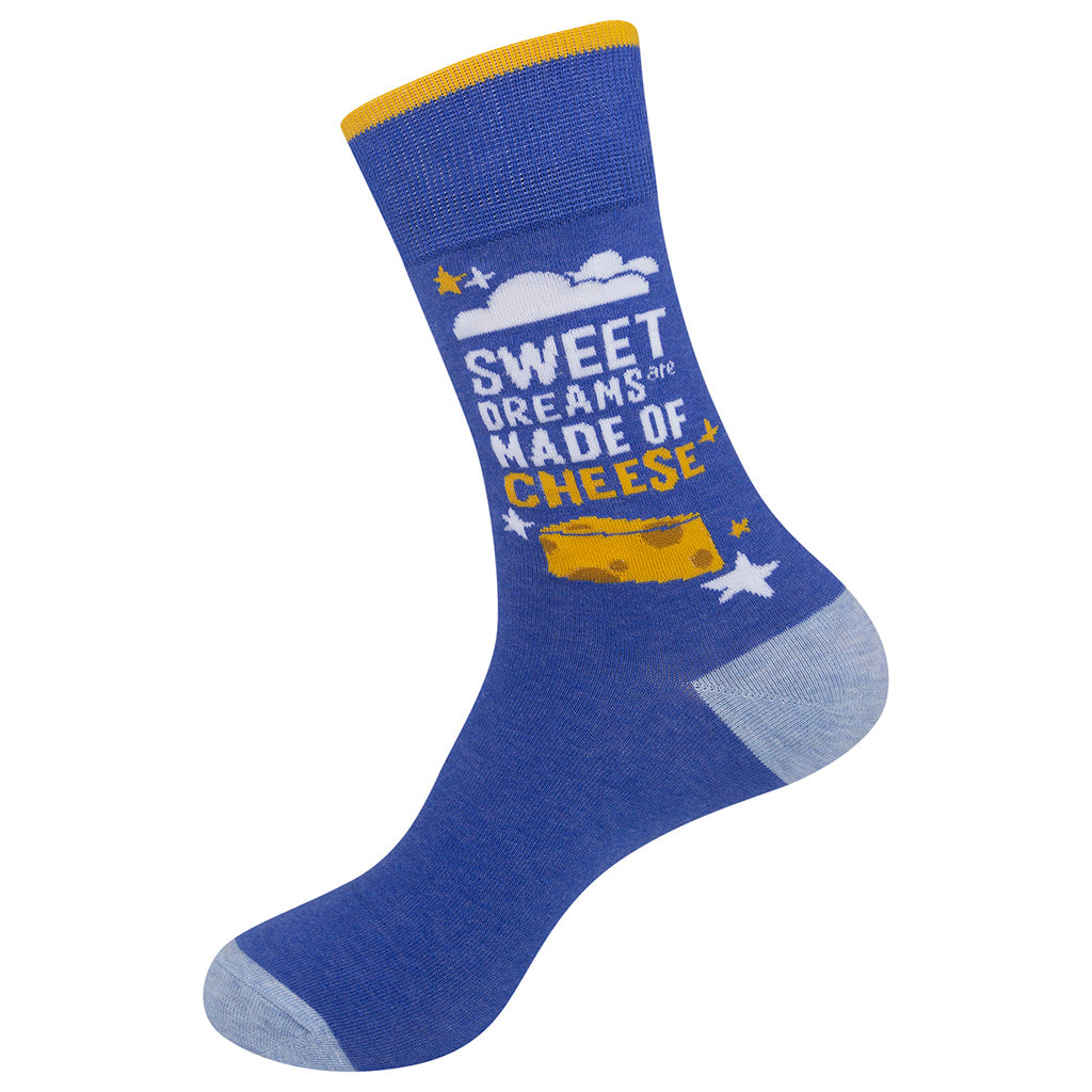Sweet Dreams Are Made Of Cheese Socks