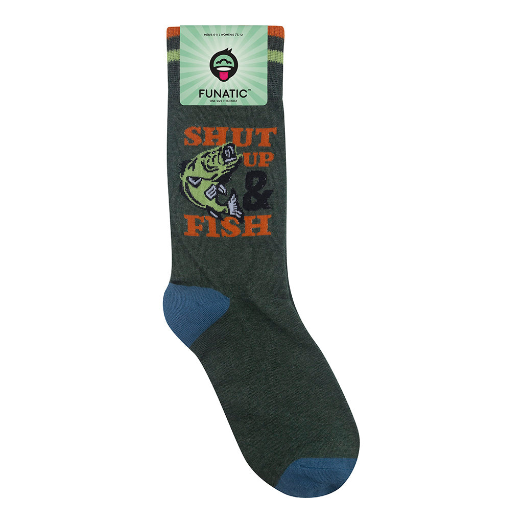 Shut Up & Fish Socks