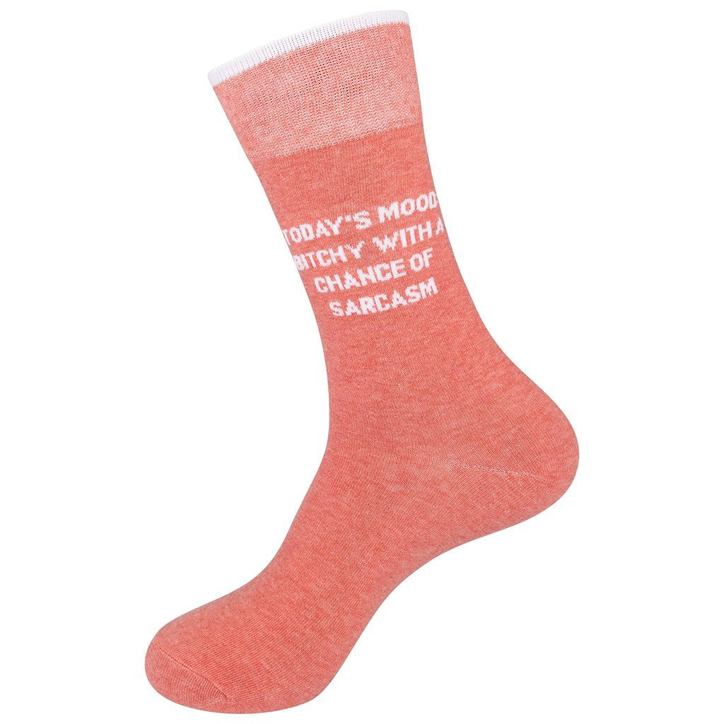 Today's Mood: Bitchy With A Chance Of Sarcasm Socks